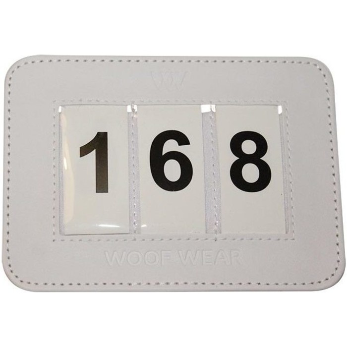 2022 Woof Wear Dressage Saddle Pad Number WS0019 White Womens